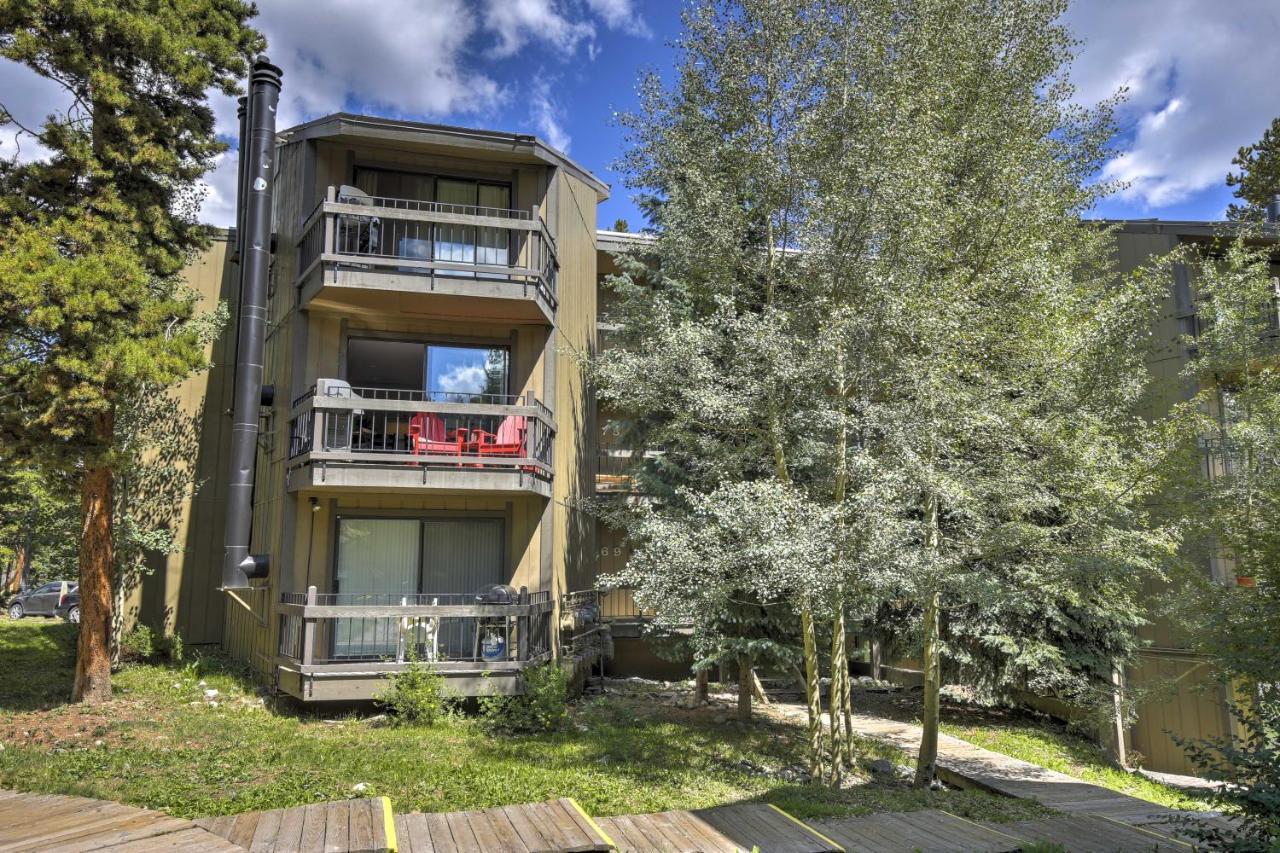 Breckenridge Condo With Balcony Walk To Ski Resort Dış mekan fotoğraf